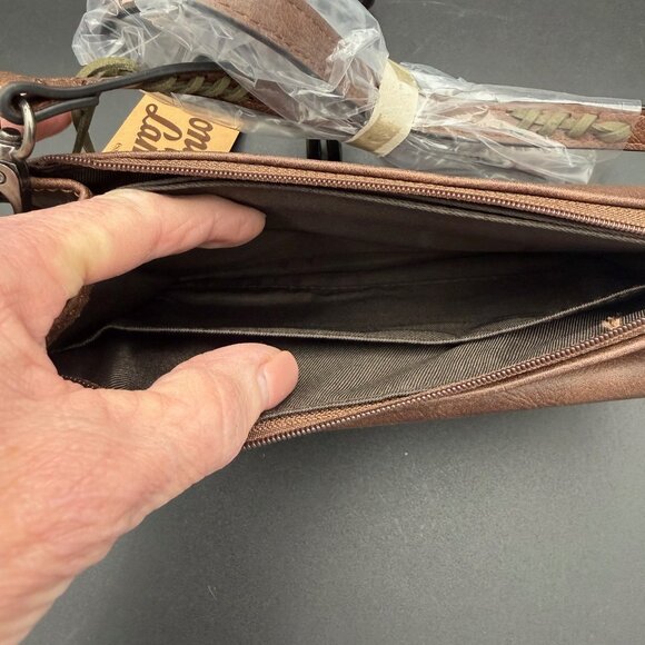 Tony Lama Western Style Faux Leather Crossbody Bag - Picture 7 of 7